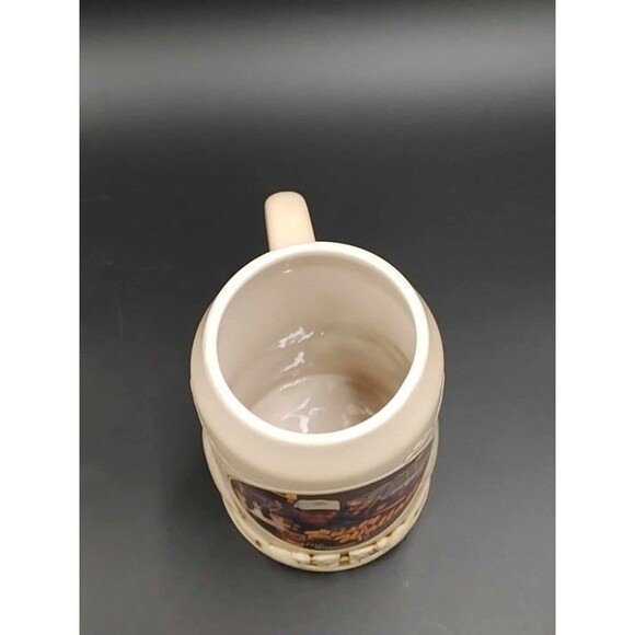 Vintage Rusty Wallace 3D Sculptured Beer Stein Mug Ceramic NASCAR 1995 Miller - Picture 8 of 10